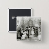 Ein Abend am Haus von Charles Nodier 1831 Button (Vorne & Hinten)