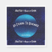 Ein Abend, an den Sie sich erinnern Serviette (Vorderseite)