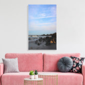 Ein Abend auf dem Falke-Strand Leinwanddruck (Insitu (Wohnzimmer))