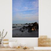 Ein Abend auf dem Falke-Strand Poster (Küche)