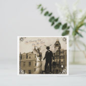 Ein Abend auf der Postkarte der Stadt (Stehend Vorderseite)