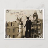 Ein Abend auf der Postkarte der Stadt (Vorderseite)