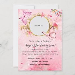 Ein Abend der Feier"Geburtstag Einladung