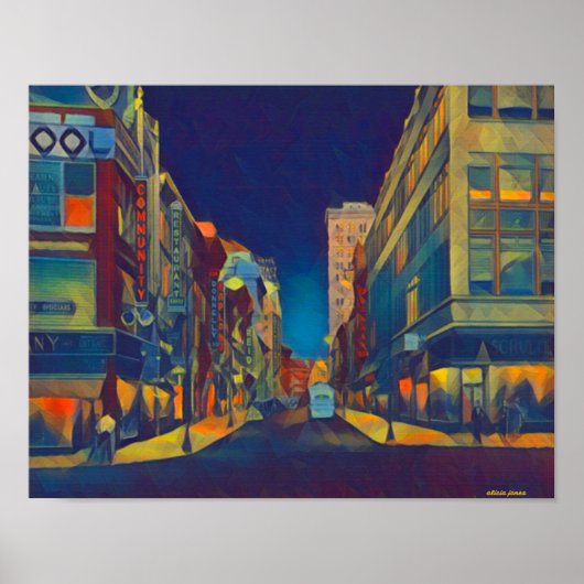 Ein Abend in der Broad Street Poster (Vorne)