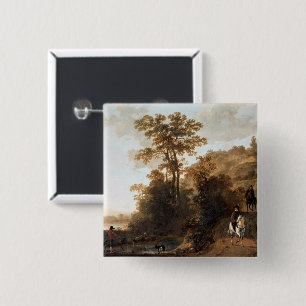 Ein Abend in der Nähe eines Flusses Aelbert Cuyp Button