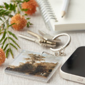 Ein Abend in der Nähe eines Flusses Aelbert Cuyp Schlüsselanhänger (Vorderseite rechts)