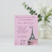 Ein Abend in der Pariser Party Einladung der Dusty (Stehend Vorderseite)