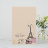 Ein Abend in kundengerechtem Briefpapier Paris (Stehend Vorderseite)