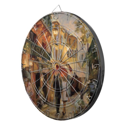 Ein Abend in Paris Dartscheibe (Vorderseite rechts)