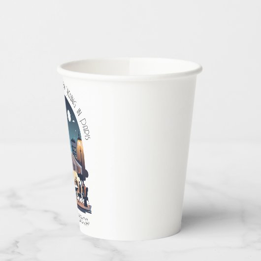 Ein Abend in Paris Pappbecher (Links)