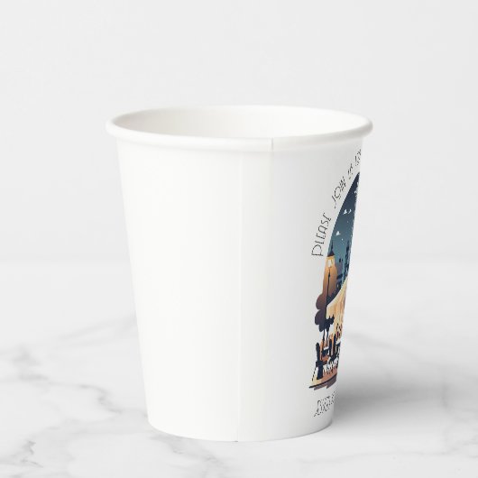 Ein Abend in Paris Pappbecher (Rechts)