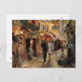 Ein Abend in Paris Postkarte (Vorne/Hinten)