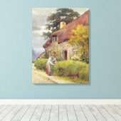 Ein Abend-Klatsch Leinwanddruck (Insitu (Holzboden))