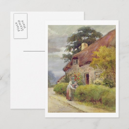 Ein Abend-Klatsch Postkarte (Vorne/Hinten)