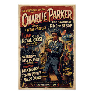 Ein Abend mit Charlie Parker Poster