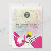 Ein Abend von Jazz jeder Party Einladung (Vorderseite)