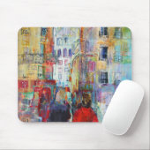 Ein Abends-Weg zu Sacre Coeur Mousepad (Mit Mouse)