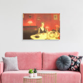 Ein Abendtisch am Abend von John Singer Sargent Leinwanddruck (Insitu (Wohnzimmer))