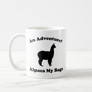 Ein Abenteuer? Lama packe meine Taschen Kaffeetass Kaffeetasse