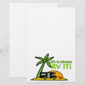 Ein Abenteuer so RV des Lebens es Briefpapier (Vorne/Hinten)