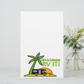 Ein Abenteuer so RV des Lebens es Briefpapier (Stehend Vorderseite)