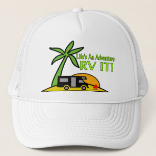 Ein Abenteuer so RV des Lebens es Truckerkappe