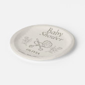 Ein abenteuerliches Abenteuer | Neutrales Baby Pappteller (Schrägansicht)