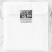 Ein Abonnementticket für 'A Harlot's Quadratischer Aufkleber (Tasche)