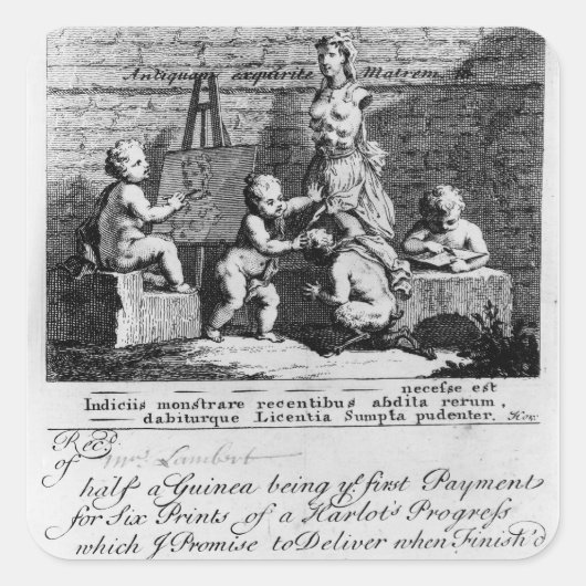 Ein Abonnementticket für 'A Harlot's Quadratischer Aufkleber (Vorderseite)