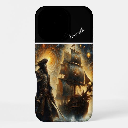 Ein Abschied des Kapitäns iPhone Hülle (Rückseite)