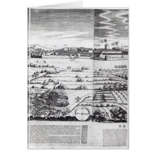 Ein Abschnitt einer Karte von Mailand, 1640