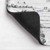 Ein Abschnitt einer Karte von Mailand, 1640 Mousepad (Ecke)