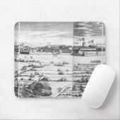 Ein Abschnitt einer Karte von Mailand, 1640 Mousepad (Mit Mouse)