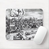 Ein Abschnitt einer Karte von Mailand, 1640 Mousepad (Mit Mouse)