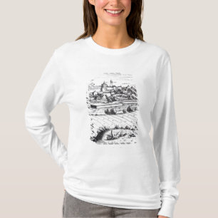 Ein Abschnitt einer Karte von Mailand, 1640 T-Shirt