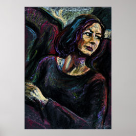 Ein absoluter Stranger - eine Ölpastelllackierung Poster