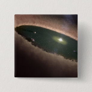 Ein Abstand in einem protoplanetary oder in der Button