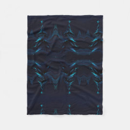 Ein Abstrakter Einstieg in den Weihnachtsbaum Fleecedecke