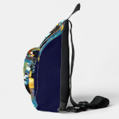 Ein Abstrakter Kinda-Tag Crossbody Bag (Rechts)