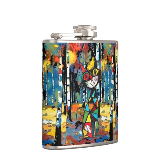 Ein Abstrakter Kinda-Tag Flachmann (Rechts)