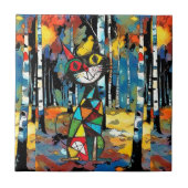 Ein Abstrakter Kinda-Tag Fliese (Vorderseite)