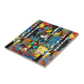 Ein Abstrakter Kinda-Tag Fliese (Seite)