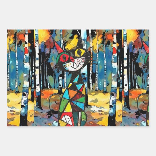 Ein Abstrakter Kinda-Tag Geschenkpapier Set (Vorderseite 2)