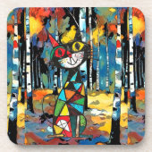 Ein Abstrakter Kinda-Tag Getränkeuntersetzer (Vorderseite)