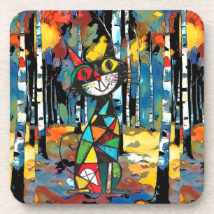 Ein Abstrakter Kinda-Tag Getränkeuntersetzer