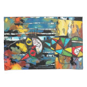 Ein Abstrakter Kinda-Tag Kissenbezug (Vorderseite-Rechts)