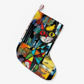 Ein Abstrakter Kinda-Tag Kleiner Weihnachtsstrumpf (Vorderansicht (hängend))