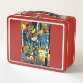 Ein Abstrakter Kinda-Tag Metall Brotdose (Vorderseite)