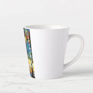Ein Abstrakter Kinda-Tag Milchtasse