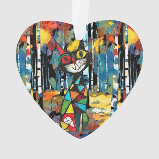 Ein Abstrakter Kinda-Tag Ornament (Rückseite)